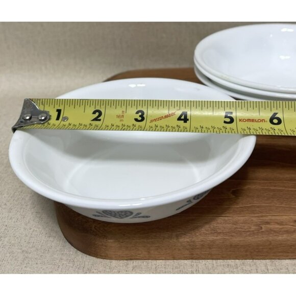 Set of 4 Corelle Blue Heart Sponge 5 Inch Berry Dessert Bowl - Picture 5 of 6